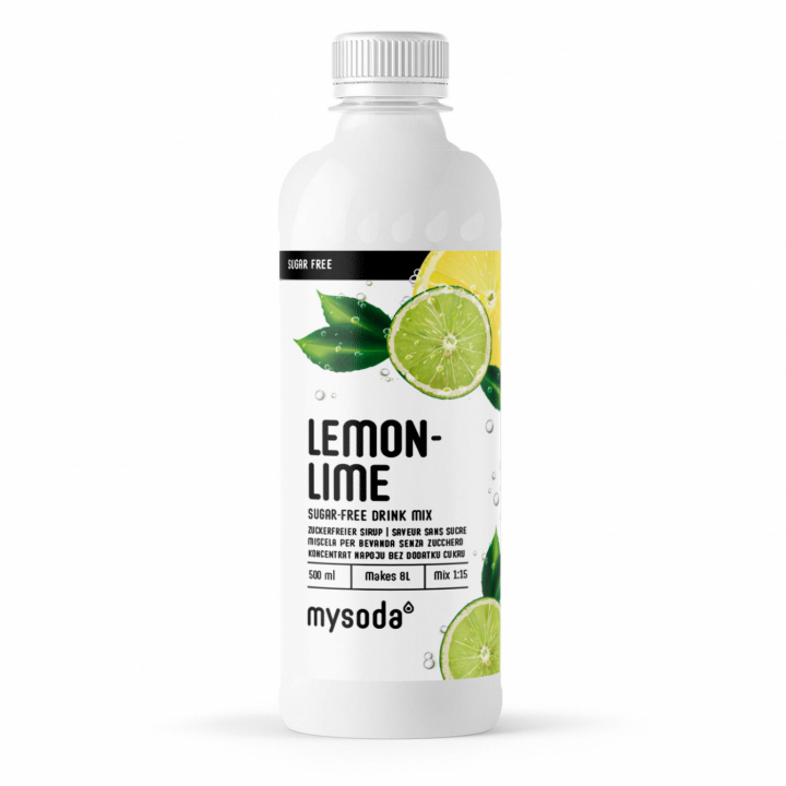 Mysoda Citroen-Klimoen Suikervrij 500ml - Voor 8L drank in de groep HUISHOUDEN & TUIN / Huishoudelijke apparaten / Water & Sap / Carbonatatiemachines / Smaken bij TP E-commerce Nordic AB (A22687)