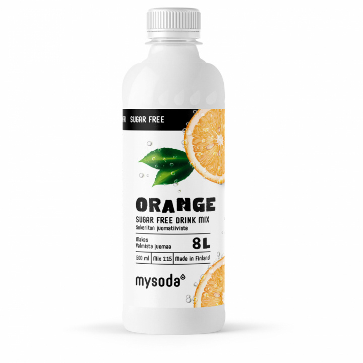 Mysoda Sinaasappel Suikervrij 500ml - Voor 8L drank in de groep HUISHOUDEN & TUIN / Huishoudelijke apparaten / Water & Sap / Carbonatatiemachines / Smaken bij TP E-commerce Nordic AB (A22688)