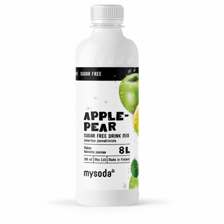 Mysoda Appel & Peer Suikervrij 500ml - Voor 8L drank in de groep HUISHOUDEN & TUIN / Huishoudelijke apparaten / Water & Sap / Carbonatatiemachines / Smaken bij TP E-commerce Nordic AB (A22690)