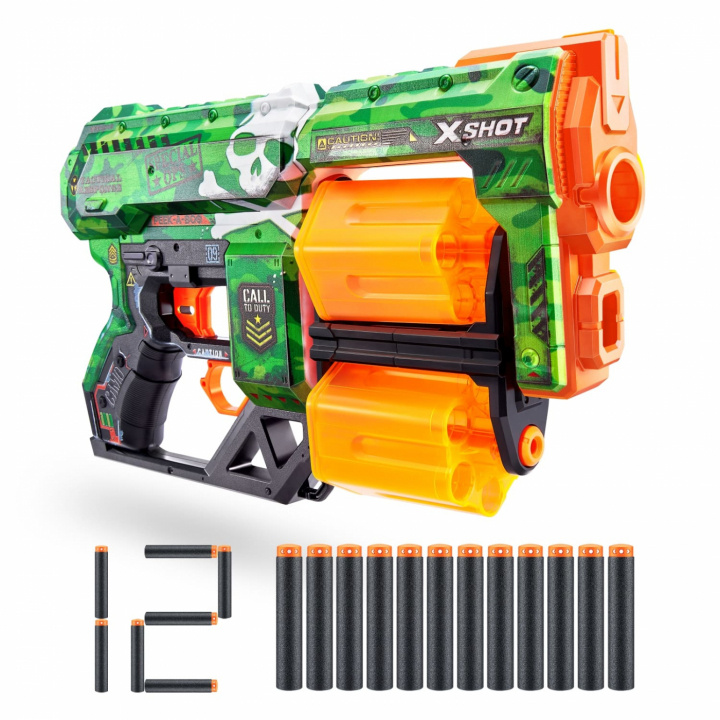 Zuru X-Shot Huiden Dread Kleur, Groen in de groep SPEELGOED, KINDER- & BABYPRODUCTEN / Speelgoed / Actie spel bij TP E-commerce Nordic AB (A22717)