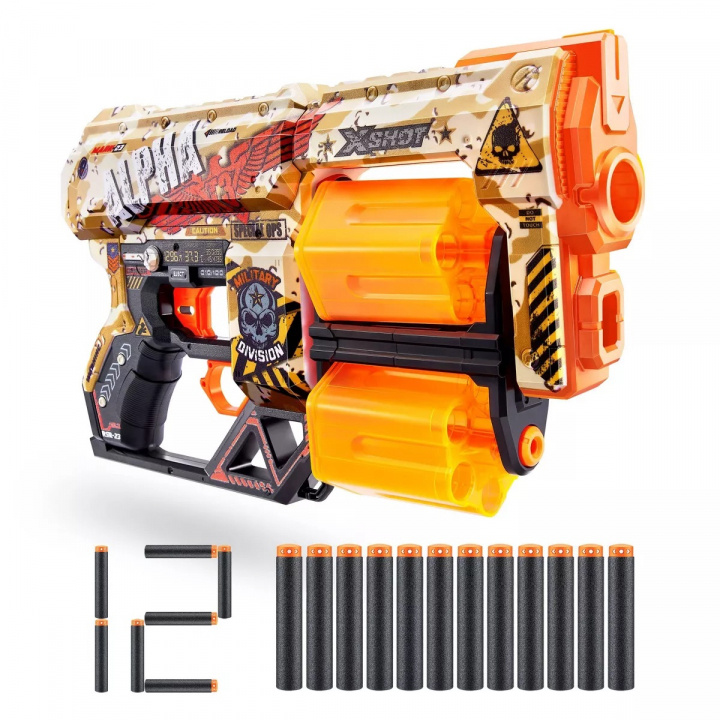 Zuru X-Shot Skins Dread Alpha Zone, Beige in de groep SPEELGOED, KINDER- & BABYPRODUCTEN / Speelgoed / Actie spel bij TP E-commerce Nordic AB (A22719)