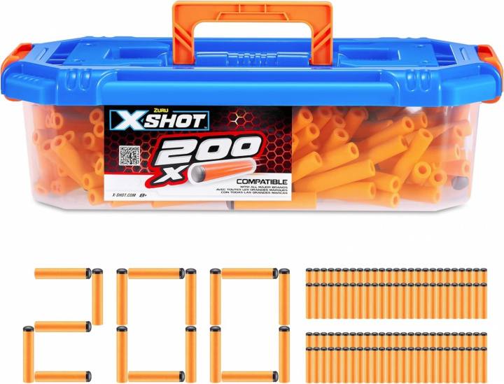 Zuru X-Shot Extra darts, 200st in de groep SPEELGOED, KINDER- & BABYPRODUCTEN / Speelgoed / Actie spel bij TP E-commerce Nordic AB (A22720)
