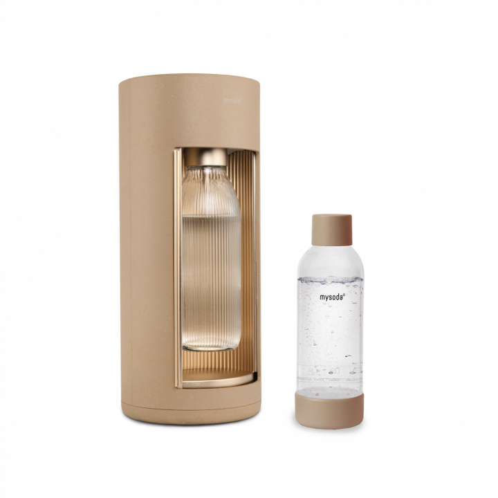 Mysoda Glassy sparkling water maker, Latte in de groep HUISHOUDEN & TUIN / Huishoudelijke apparaten / Water & Sap / Carbonatatiemachines / Carbonatatiemachines bij TP E-commerce Nordic AB (A22776D)