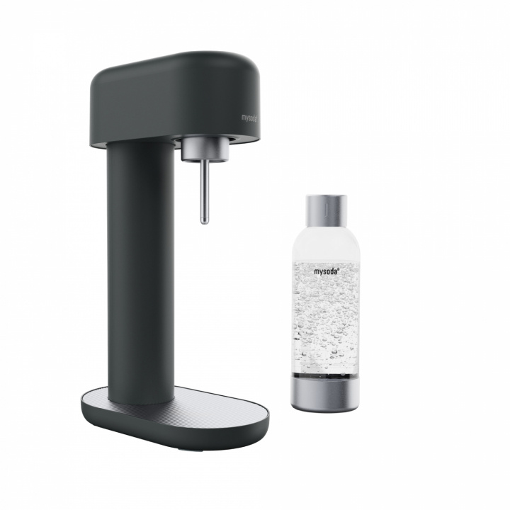 Mysoda Ruby 2 Koolzuurmachine, Zwart/Zilver in de groep HUISHOUDEN & TUIN / Huishoudelijke apparaten / Water & Sap / Carbonatatiemachines / Carbonatatiemachines bij TP E-commerce Nordic AB (A22780)