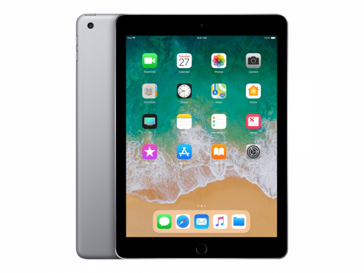 Tweedehands Apple Ipad 6e generatie (2018) 128 GB LTE Space Grey Graad B in de groep SMARTPHONE & TABLETS / Tablets bij TP E-commerce Nordic AB (A22809)