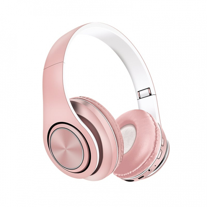 United HP2438 Bluetooth Headphone Pink in de groep HOME ELECTRONICS / Audio & Beeld / Koptelefoon & Accessoires / Koptelefoon bij TP E-commerce Nordic AB (A22901)