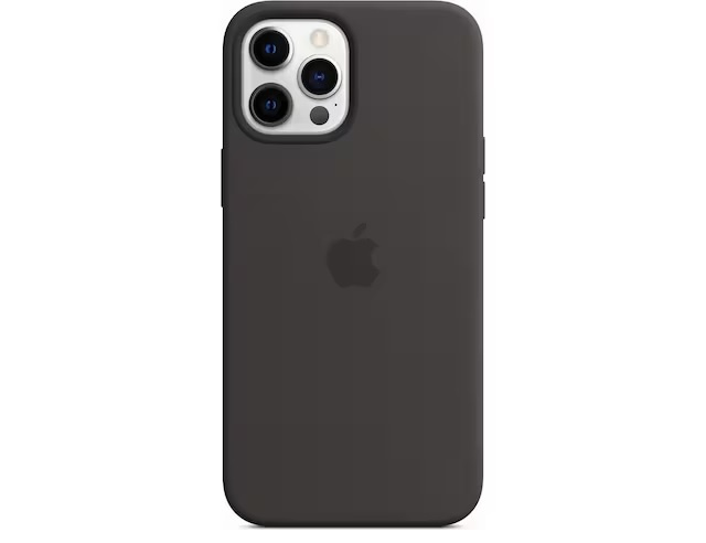 Apple iPhone 12 Pro Max Silikonskal, Svart in de groep SMARTPHONE & TABLETS / Mobielbescherming / Apple / IPL en laser bij TP E-commerce Nordic AB (A22907)
