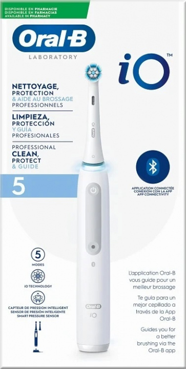 Oral-B iO Laboratory Clean 5 in de groep BEAUTY & HEALTH / Mondverzorging / Elektrische tandenborstels bij TP E-commerce Nordic AB (A22938)
