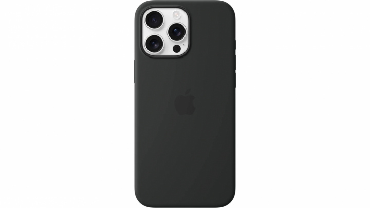 Apple iPhone 16 Pro Max Silicone Case with MagSafe - Black in de groep SMARTPHONE & TABLETS / Mobielbescherming / Apple / iPhone 16 bij TP E-commerce Nordic AB (A22946)