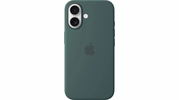 Apple iPhone 16 Silicone Case with MagSafe - Lake Green in de groep SMARTPHONE & TABLETS / Mobielbescherming / Apple / iPhone 16 bij TP E-commerce Nordic AB (A22947)