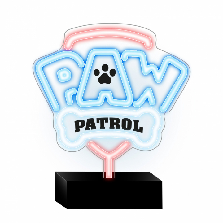 Paw Patrol OW-120146 Bordslampa med Neon LED, Logo in de groep SPEELGOED, KINDER- & BABYPRODUCTEN / Kinderkamer / Babylampen / Tafellampen bij TP E-commerce Nordic AB (A22988)