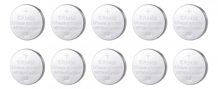 DELTACO Ultimate Lithium-batteri, 3V, CR2450 knappcell, 10-pack in de groep HOME ELECTRONICS / Batterijen & Opladers / Batterijen / Knoopcel bij TP E-commerce Nordic AB (A22999)