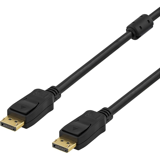 Deltaco DisplayPort 1.2 kabel (2 m) in de groep COMPUTERS & RANDAPPARATUUR / Computerkabels / DisplayPort / Kabels bij TP E-commerce Nordic AB (A23107)