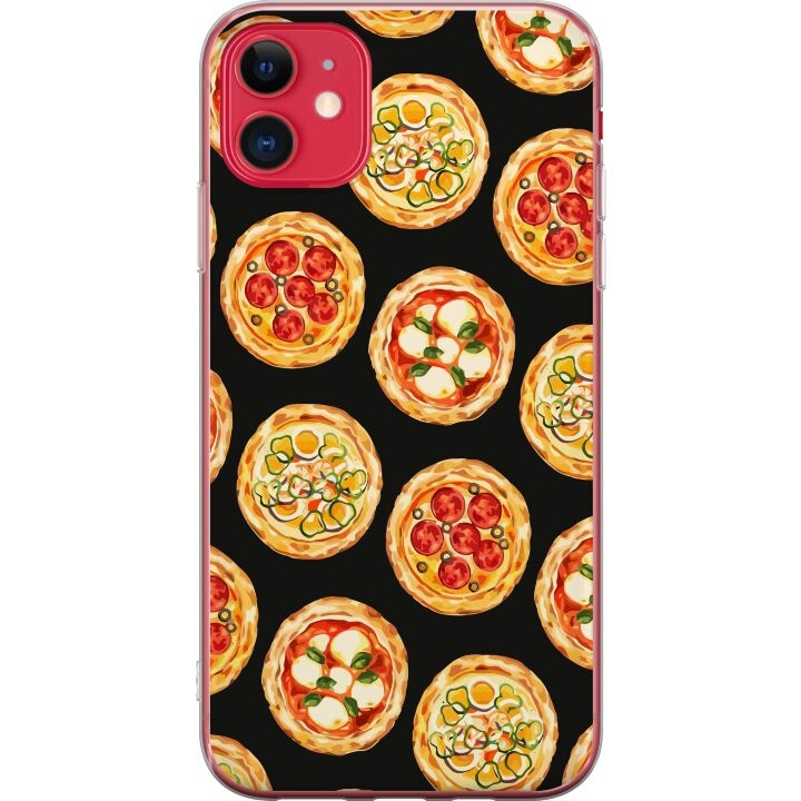 Mobiele hoes voor Apple iPhone 11 met Pizza ontwerp in de groep SMARTPHONE & TABLETS / Mobielbescherming / Apple / Lippenstift bij TP E-commerce Nordic AB (A50040)