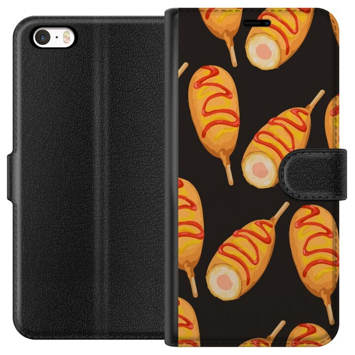 Portemonnee-hoesje voor Apple iPhone 5s met Kippenpoot ontwerp in de groep SMARTPHONE & TABLETS / Mobielbescherming / Apple / iPhone 5/5S/SE bij TP E-commerce Nordic AB (A51170)