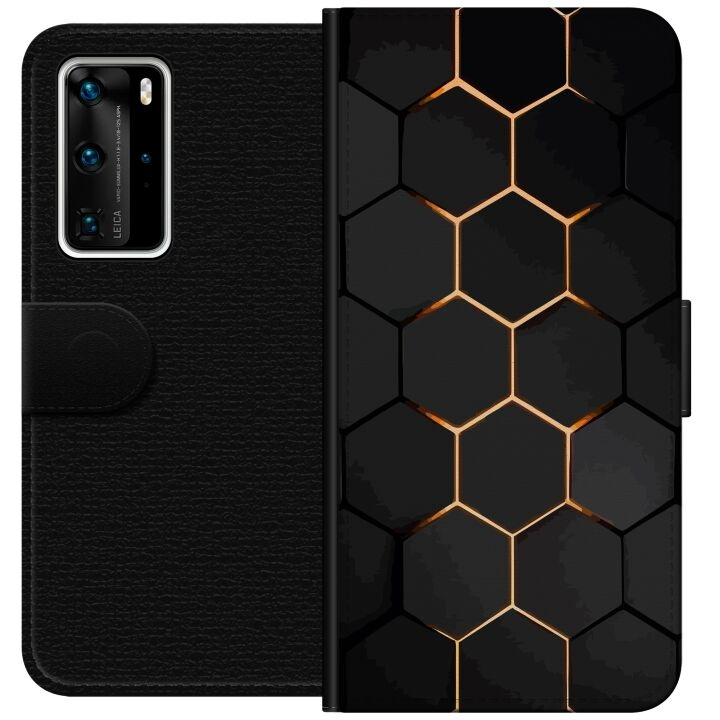 Portemonnee-hoesje voor Huawei P40 Pro met Luxe Patroon ontwerp in de groep SMARTPHONE & TABLETS / Mobielbescherming / Huawei/Honor bij TP E-commerce Nordic AB (A53535)
