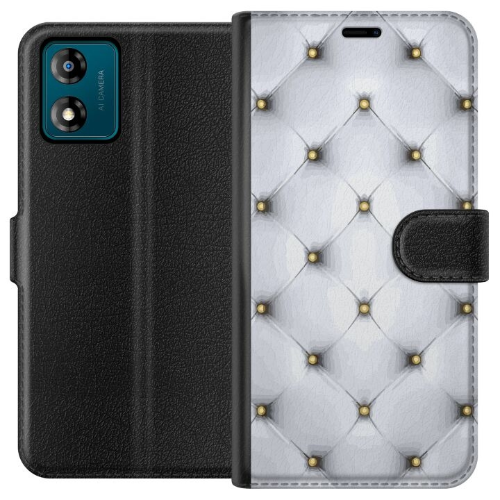 Portemonnee-hoesje voor Motorola Moto E13 met Luxe ontwerp in de groep SMARTPHONE & TABLETS / Mobielbescherming / Motorola bij TP E-commerce Nordic AB (A53977)