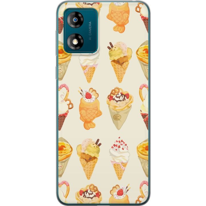 Mobiele hoes voor Motorola Moto E13 met Glasachtig ontwerp in de groep SMARTPHONE & TABLETS / Mobielbescherming / Motorola bij TP E-commerce Nordic AB (A54001)