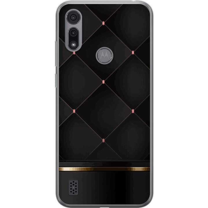 Mobiele hoes voor Motorola Moto E6i met Luxe lijn ontwerp in de groep SMARTPHONE & TABLETS / Mobielbescherming / Motorola bij TP E-commerce Nordic AB (A54356)