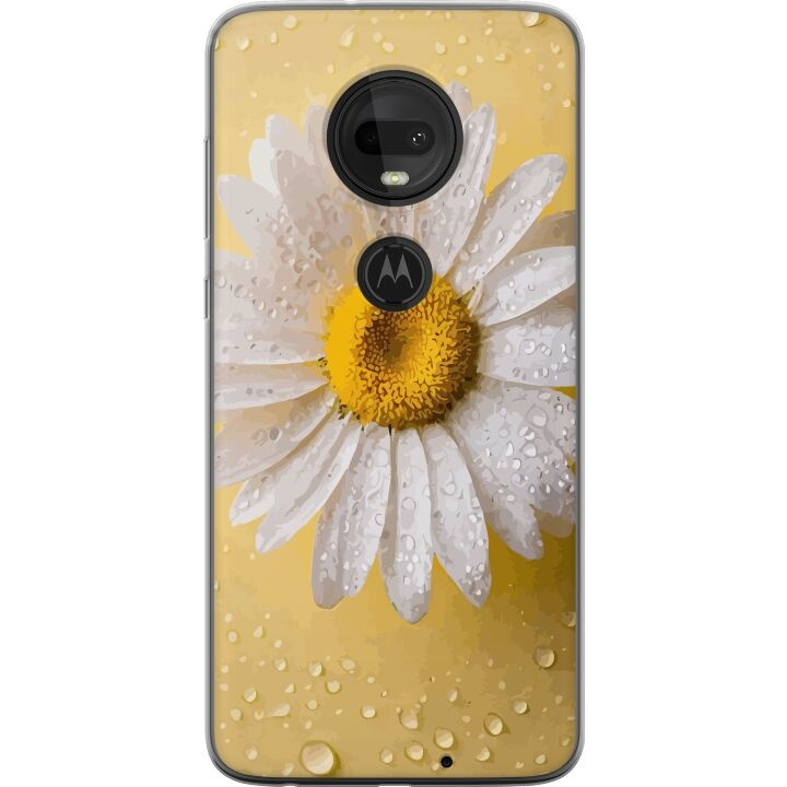 Mobiele hoes voor Motorola Moto G7 met Porseleinbloem ontwerp in de groep SMARTPHONE & TABLETS / Mobielbescherming / Motorola bij TP E-commerce Nordic AB (A55259)