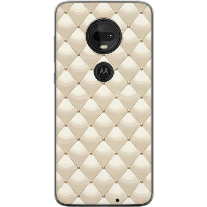Mobiele hoes voor Motorola Moto G7 met Goudglans ontwerp in de groep SMARTPHONE & TABLETS / Mobielbescherming / Motorola bij TP E-commerce Nordic AB (A55285)