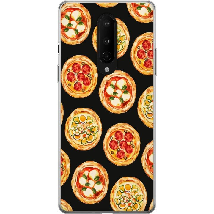 Mobiele hoes voor OnePlus 8 met Pizza ontwerp in de groep SMARTPHONE & TABLETS / Mobielbescherming / OnePlus bij TP E-commerce Nordic AB (A56838)