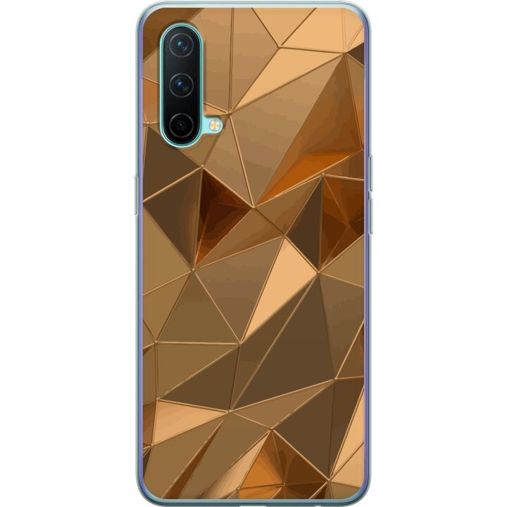 Mobiele hoes voor OnePlus Nord CE 5G met 3D Goud ontwerp in de groep SMARTPHONE & TABLETS / Mobielbescherming / OnePlus bij TP E-commerce Nordic AB (A57605)