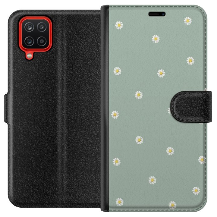 Portemonnee-hoesje voor Samsung Galaxy A12 met Priesterkragen ontwerp in de groep SMARTPHONE & TABLETS / Mobielbescherming / Samsung bij TP E-commerce Nordic AB (A58584)