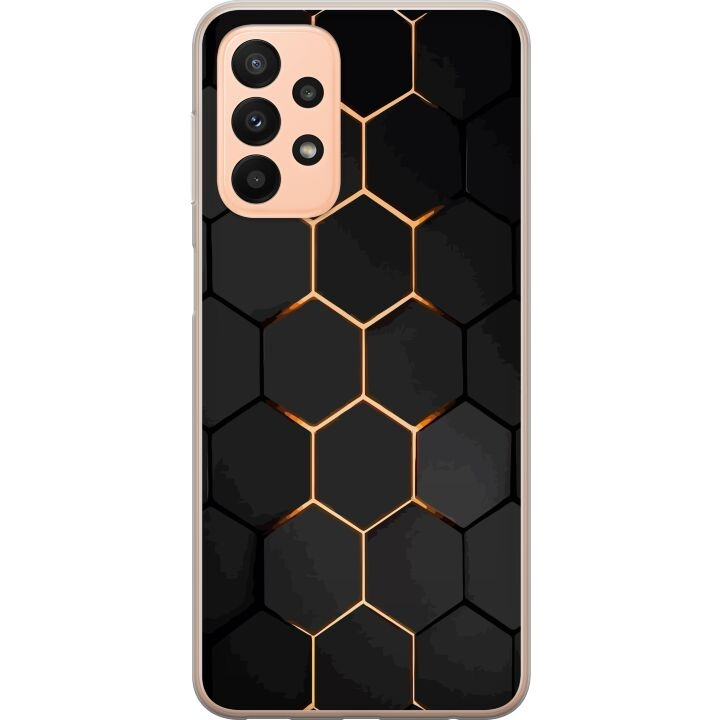 Mobiele hoes voor Samsung Galaxy A23 5G met Luxe Patroon ontwerp in de groep SMARTPHONE & TABLETS / Mobielbescherming / Samsung bij TP E-commerce Nordic AB (A59091)