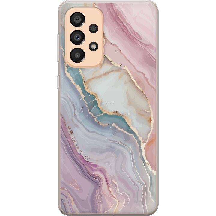 Mobiele hoes voor Samsung Galaxy A33 5G met Marmer ontwerp in de groep SMARTPHONE & TABLETS / Mobielbescherming / Samsung bij TP E-commerce Nordic AB (A59304)