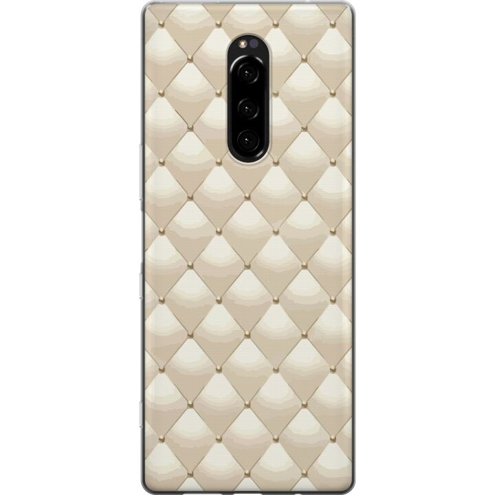 Mobiele hoes voor Sony Xperia 1 met Goudglans ontwerp in de groep SMARTPHONE & TABLETS / Mobielbescherming / Sony bij TP E-commerce Nordic AB (A60820)