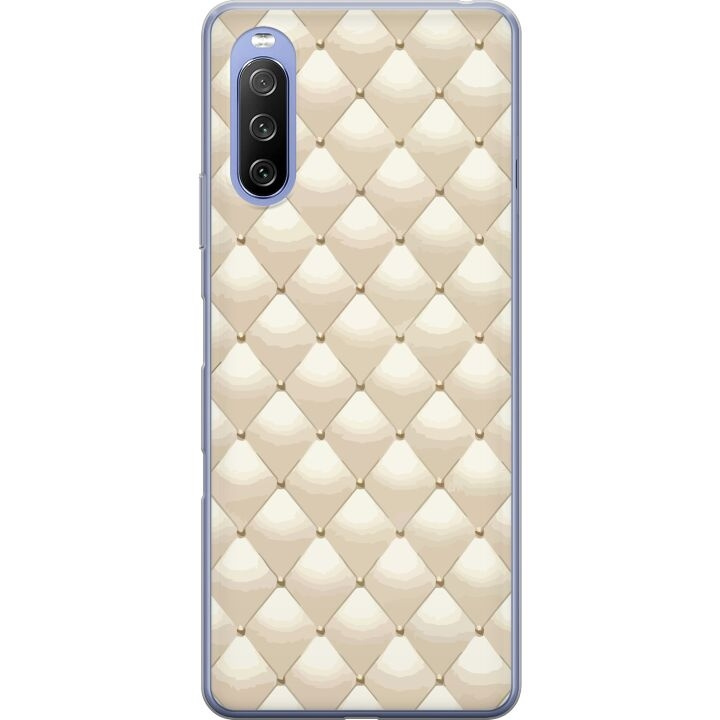 Mobiele hoes voor Sony Xperia 10 III Lite met Goudglans ontwerp in de groep SMARTPHONE & TABLETS / Mobielbescherming / Sony bij TP E-commerce Nordic AB (A60982)
