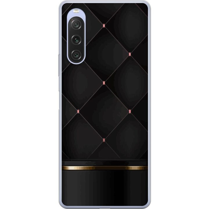 Mobiele hoes voor Sony Xperia 10 V met Luxe lijn ontwerp in de groep SMARTPHONE & TABLETS / Mobielbescherming / Sony bij TP E-commerce Nordic AB (A61079)