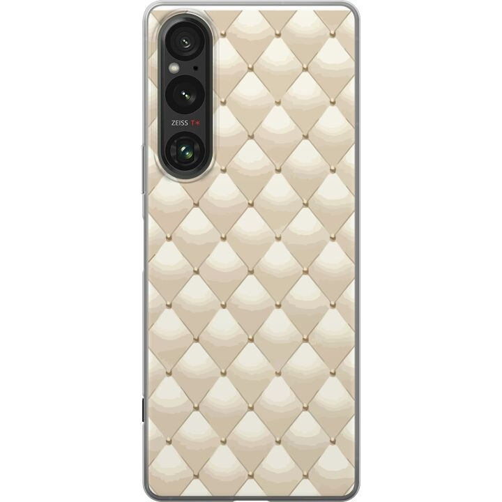 Mobiele hoes voor Sony Xperia 1 V met Goudglans ontwerp in de groep SMARTPHONE & TABLETS / Mobielbescherming / Sony bij TP E-commerce Nordic AB (A61333)