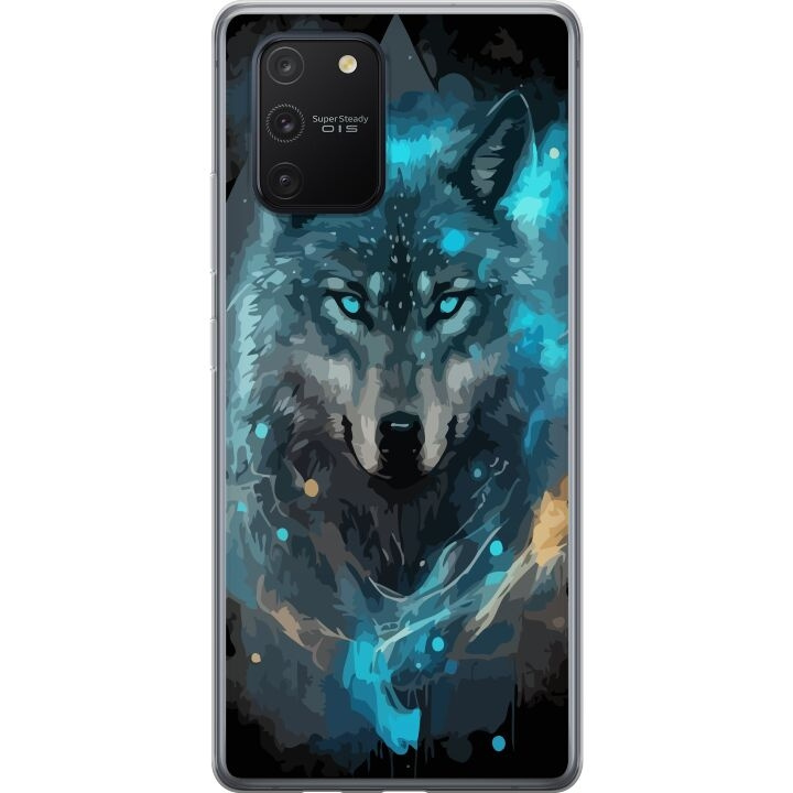 Mobiele hoes voor Samsung Galaxy S10 Lite met Wolf ontwerp in de groep SMARTPHONE & TABLETS / Mobielbescherming / Samsung bij TP E-commerce Nordic AB (A61960)