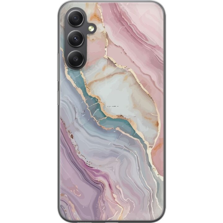 Mobiele hoes voor Samsung Galaxy S23 FE met Marmer ontwerp in de groep SMARTPHONE & TABLETS / Mobielbescherming / Samsung bij TP E-commerce Nordic AB (A62733)