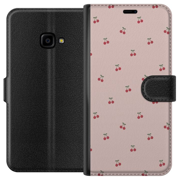 Portemonnee-hoesje voor Samsung Galaxy Xcover 4 met Kersen ontwerp in de groep SMARTPHONE & TABLETS / Mobielbescherming / Samsung bij TP E-commerce Nordic AB (A63366)