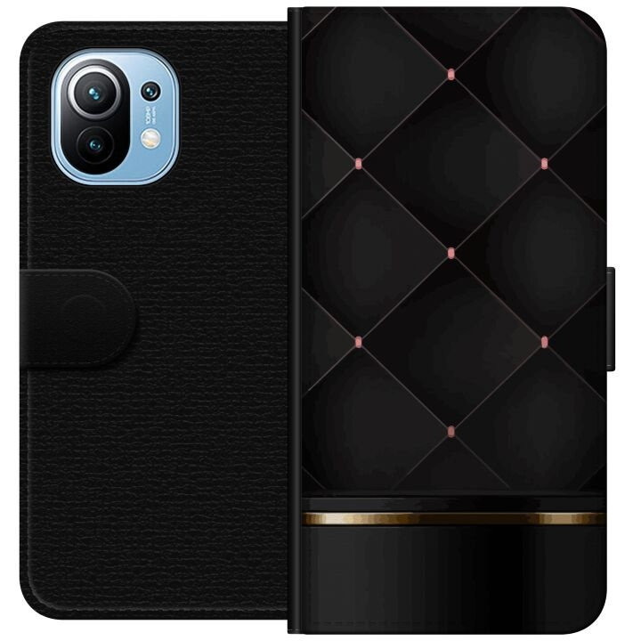 Portemonnee-hoesje voor Xiaomi Mi 11 met Luxe lijn ontwerp in de groep SMARTPHONE & TABLETS / Mobielbescherming / Xiaomi bij TP E-commerce Nordic AB (A64751)