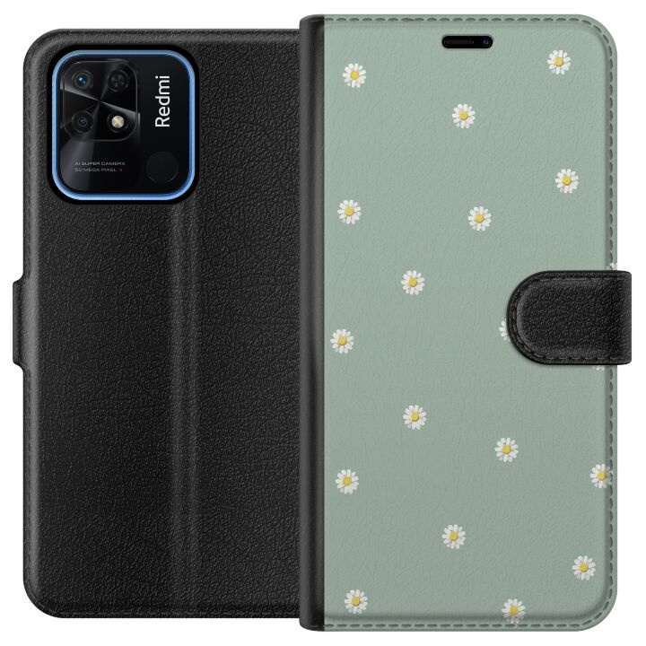 Portemonnee-hoesje voor Xiaomi Redmi 10C met Priesterkragen ontwerp in de groep SMARTPHONE & TABLETS / Mobielbescherming / Xiaomi bij TP E-commerce Nordic AB (A65496)