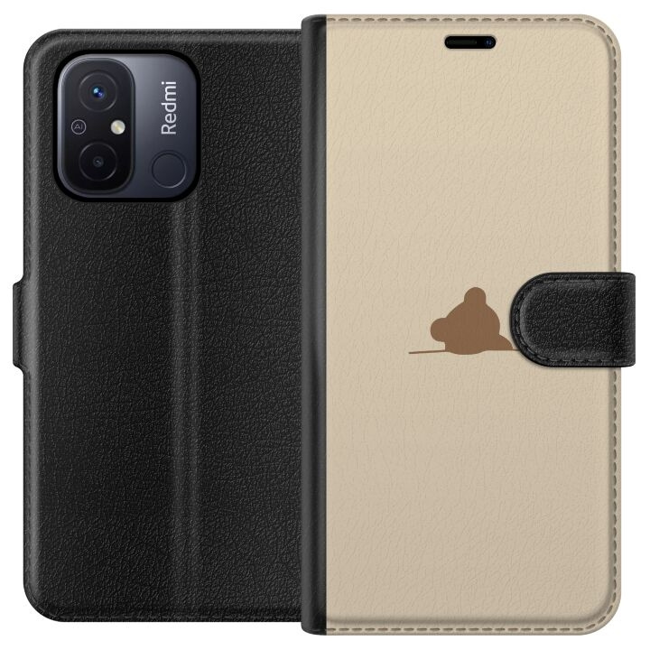 Portemonnee-hoesje voor Xiaomi Redmi 12C met Nalle ontwerp in de groep SMARTPHONE & TABLETS / Mobielbescherming / Xiaomi bij TP E-commerce Nordic AB (A65566)