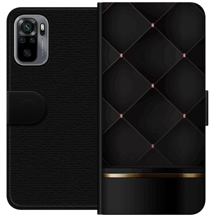 Portemonnee-hoesje voor Xiaomi Redmi Note 10S met Luxe lijn ontwerp in de groep SMARTPHONE & TABLETS / Mobielbescherming / Xiaomi bij TP E-commerce Nordic AB (A66020)