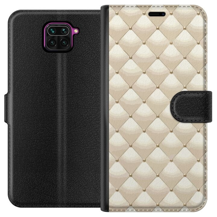 Portemonnee-hoesje voor Xiaomi Redmi Note 9 met Goudglans ontwerp in de groep SMARTPHONE & TABLETS / Mobielbescherming / Xiaomi bij TP E-commerce Nordic AB (A66571)