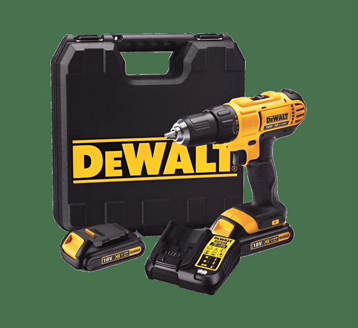 DeWalt DCD771C2 18V XR Boormachine (2x1,3Ah) in de groep HUISHOUDEN & TUIN / Gereedschap / Boormachines bij TP E-commerce Nordic AB (A66846)