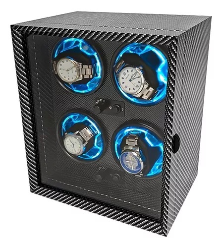 Watch winder med LED-belysning och USB-strömförsörjning in de groep HUISHOUDEN & TUIN / Horloges & Tellers / Accessoires bij TP E-commerce Nordic AB (A70010)