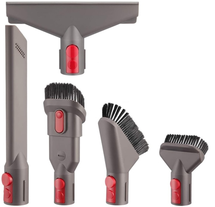 Extra munstycken till Dyson V7/V8/V10/V11/V12/V15 in de groep HUISHOUDEN & TUIN / Schoonmaakproducten / Stofzuigers & Accessoires / Accessoires / Mondstukken bij TP E-commerce Nordic AB (A70019)