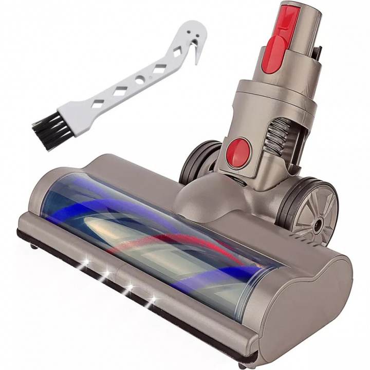 Munstycke med rullborste kompatibel med Dyson V7/V8/V10/V11/V15 in de groep HUISHOUDEN & TUIN / Schoonmaakproducten / Stofzuigers & Accessoires / Accessoires / Mondstukken bij TP E-commerce Nordic AB (A70052)