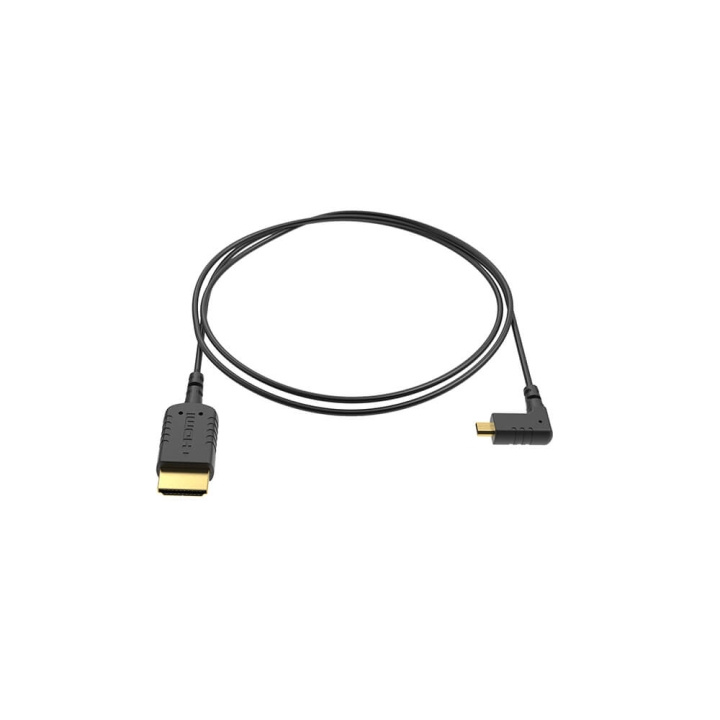 8SINN Cable Micro HDMI-HDMI Vinklad Extra Tunn 40cm in de groep HOME ELECTRONICS / Kabels & Adapters / HDMI / Kabels bij TP E-commerce Nordic AB (C00154)