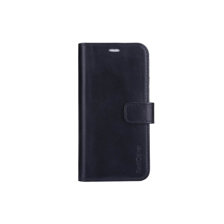 RADICOVER Radiation protected Mobilewallet Leather iPhone 13 Pro 2in1 Magnetcover Black RFID in de groep SMARTPHONE & TABLETS / Mobielbescherming / Apple / iPhone 13 Pro / Wallet Case bij TP E-commerce Nordic AB (C00177)