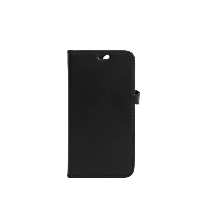 BUFFALO Wallet Leather Black 3 Cardpockets iPhone 13 Mini in de groep SMARTPHONE & TABLETS / Mobielbescherming / Apple / iPhone 13 Mini / Wallet Case bij TP E-commerce Nordic AB (C00182)