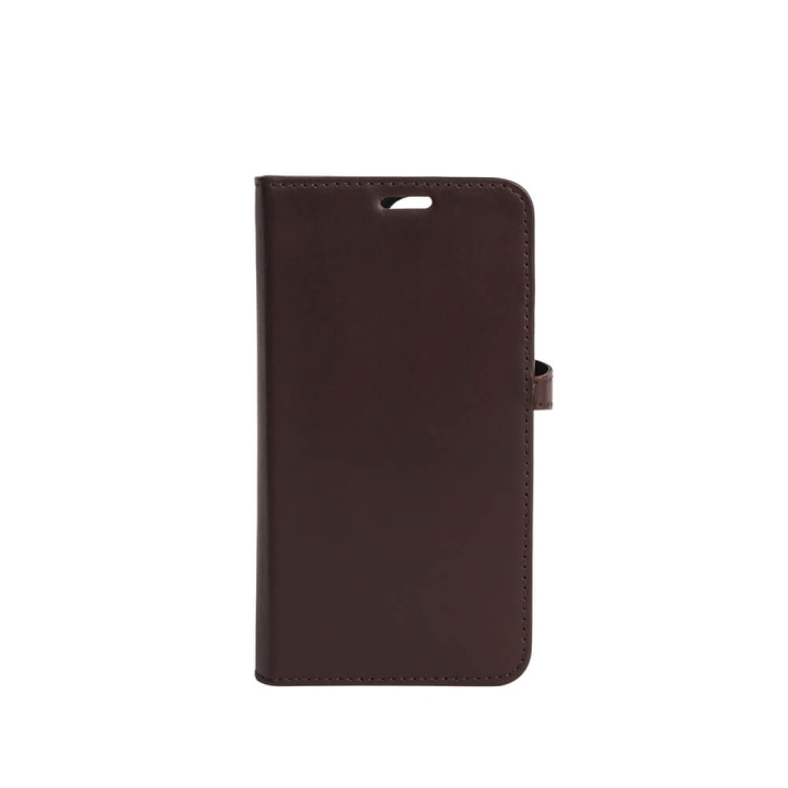BUFFALO Wallet Leather Brown 3 Cardpockets iPhone 13 Pro in de groep SMARTPHONE & TABLETS / Mobielbescherming / Apple / iPhone 13 Pro / Wallet Case bij TP E-commerce Nordic AB (C00187)
